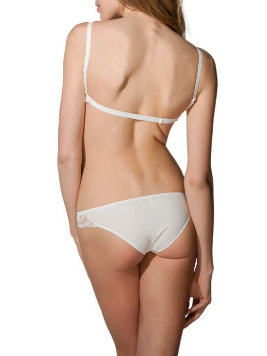 14030 Soutien-gorge push-up multiposition Honeymoon Luna mariage Ivoire face