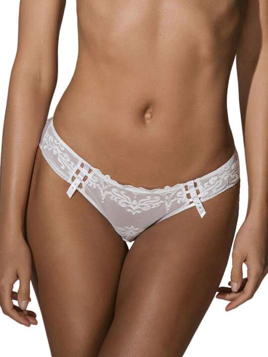 24012LU Gothic Luna Pantyhose White face
