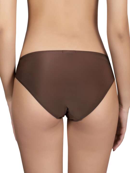 24012LU Gothic Luna Pantyhose Chocolate face