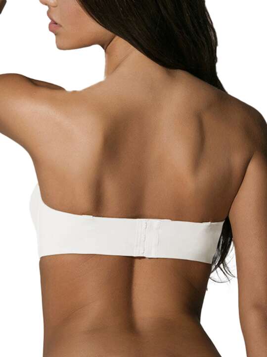 11062-63-64 Secret Sense B to D Luna Bandeau Bra Ivory face
