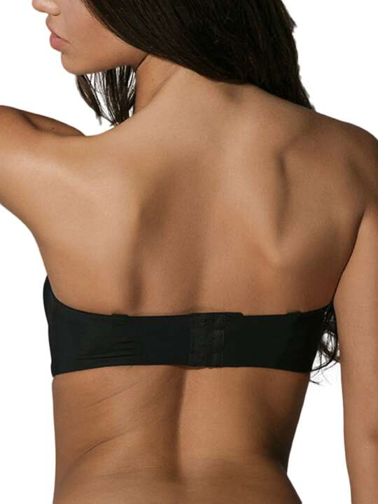 11062-63-64 Secret Sense B to D Luna Bandeau Bra Black face