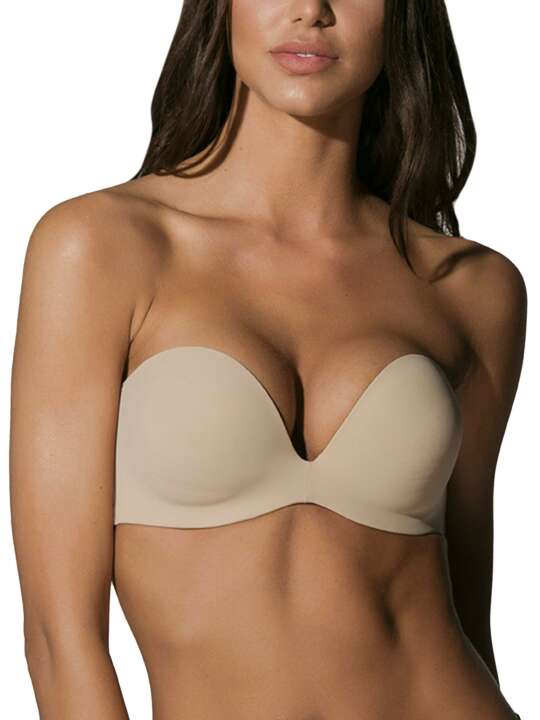 11062-63-64 Secret Sense B to D Luna Bandeau Bra Skin face