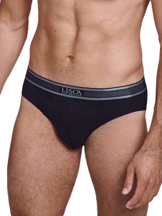 32016LI Slip Zeus Lisca Men Noir face