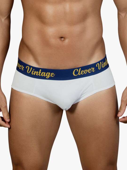5316CL Old School Clever Brief White face