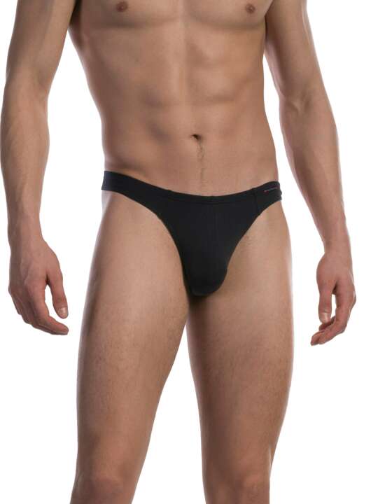 107412O Thong RED1601 Olaf Benz Black face