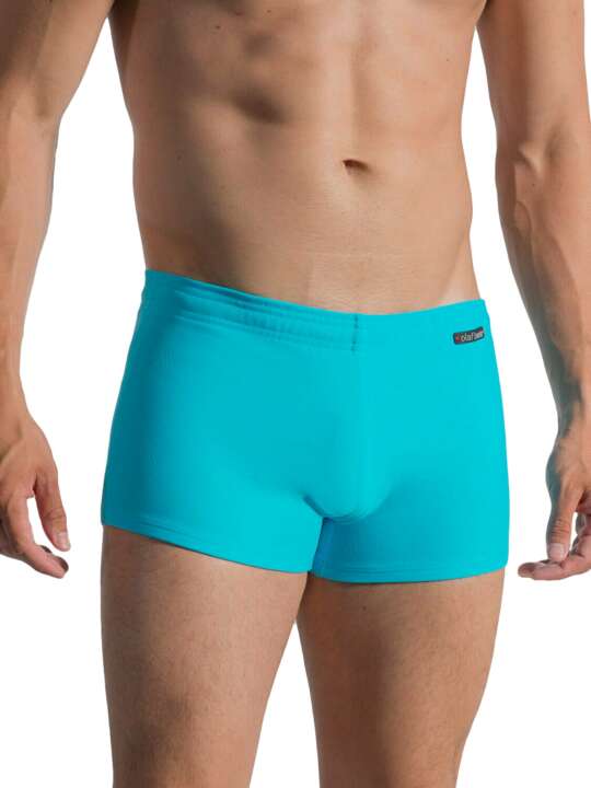 107854O Boxer bain BLU1753 Olaf Benz Bleu Turquoise face