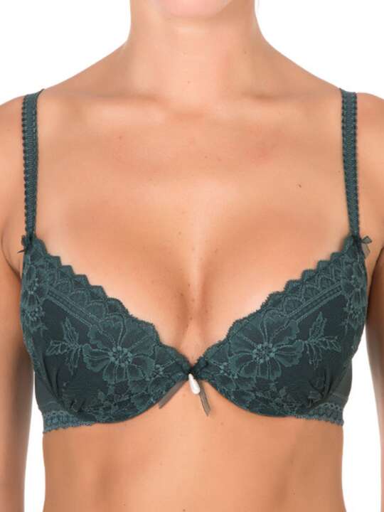 60415SE Soutien-gorge plongeant préformé collection Rouge Selmark Vert face