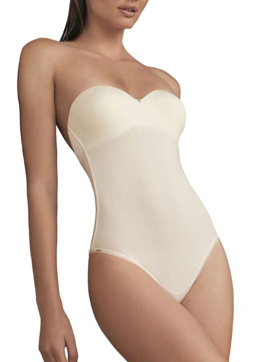 10555SE Invisible bodysuit Etna Selmark wedding Ivory face