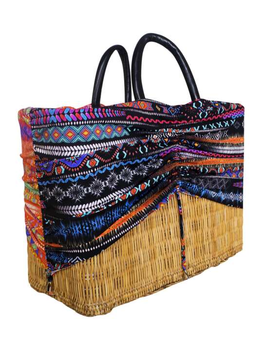 91807LU Beach bag Apache Luna Multicolor face