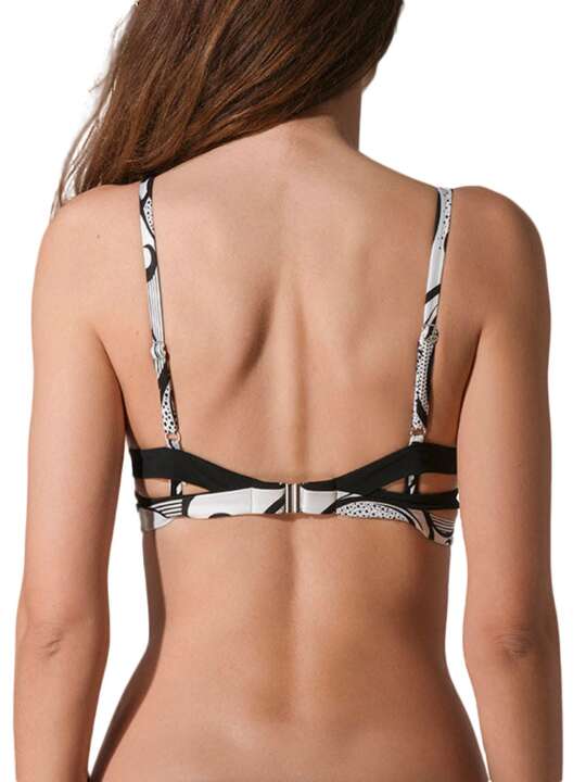 91696LU Push-up swimming costume top Elixir Luna Black face
