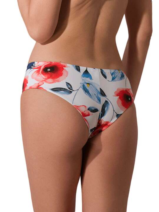 91754LU Swimming costume bottoms Poppy Luna White face