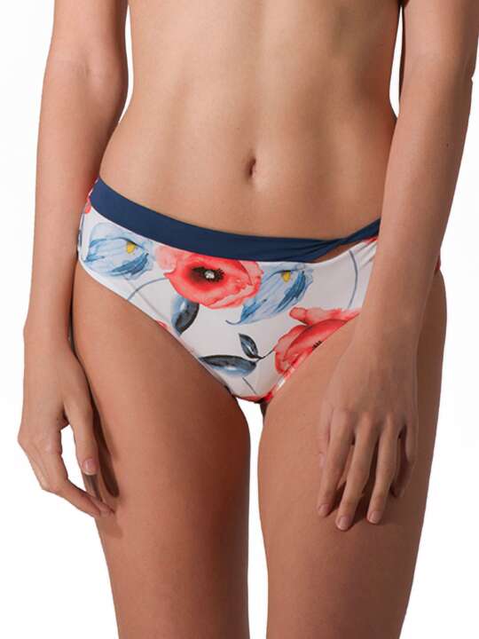 91754LU Swimming costume bottoms Poppy Luna White face