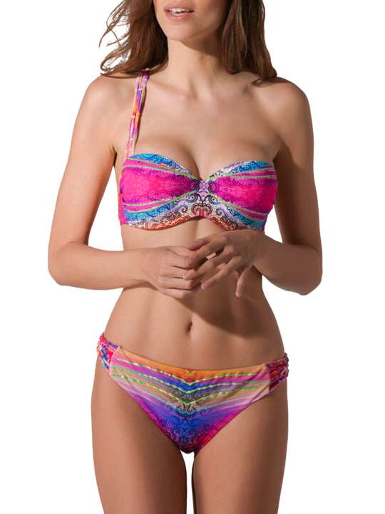 91771LU 2-piece preformed set 1 Rainbow Luna strap Multicolor face