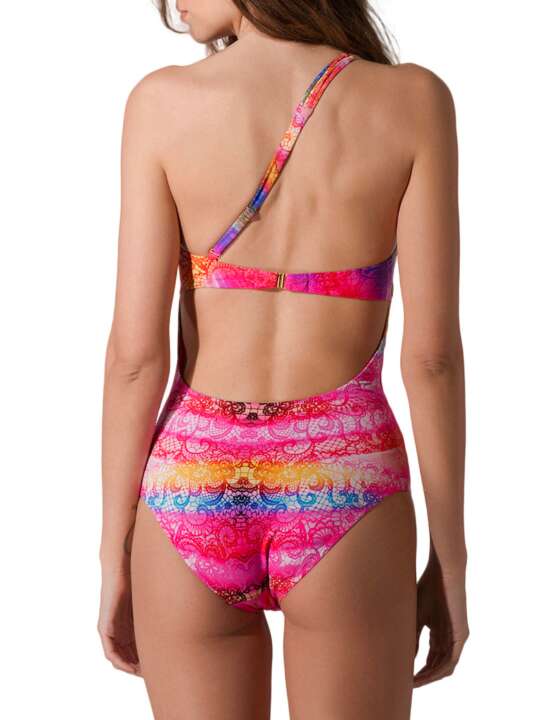 91774LU 1-piece swimsuit Rainbow Luna Multicolor face