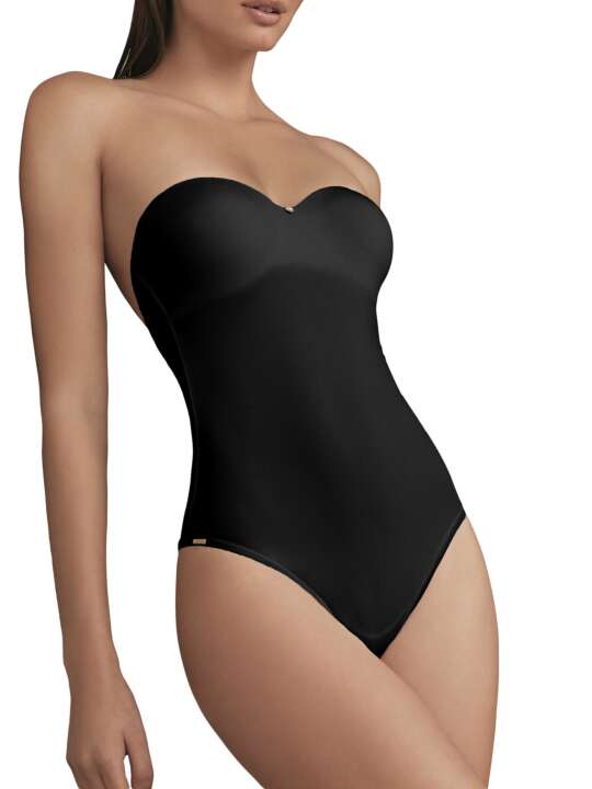 10555SE Etna Selmark invisible preformed bodysuit Black face