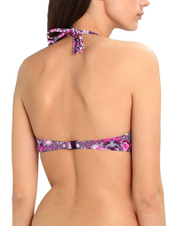 SP-9LAS Haut maillot de bain bandeau Buffalo Lascana Violet face