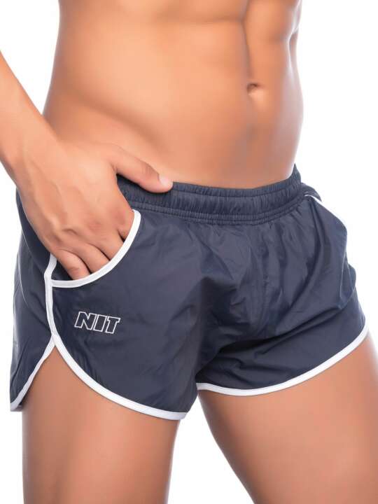 39114NI Short bain Fox NIT Bleu Marine face