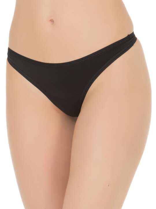 10501SE String tanga Etna Selmark Noir face