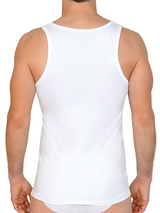 31002LI Apolon Lisca Men Tank Top White face