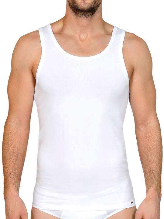 31002LI Apolon Lisca Men Tank Top White face