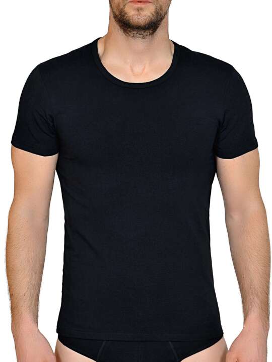 31001LI Apolon Lisca Men T-shirt Black face