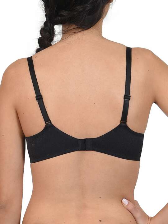 20178LI Soutien-gorge armaturé Caroline Lisca noir - bonnets B à E Noir face