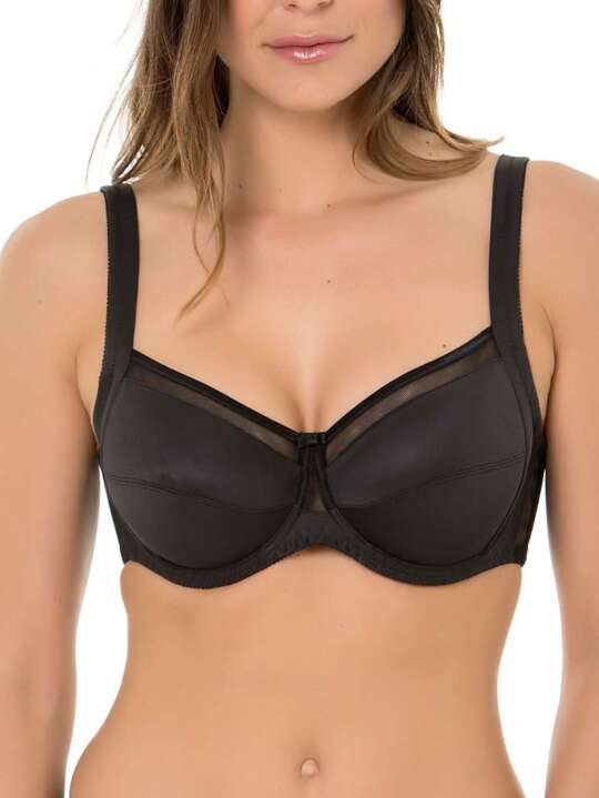 70712SE Soutien-gorge armaturé Adriana Selmark noir Noir face