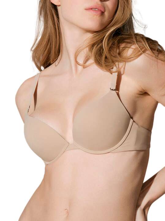 11013-14LU Soutien-gorge super push-up Secret Sense Luna Splendida peau Peau face