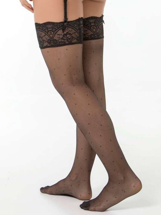 60589SE Stockings Lorena Selmark Black face