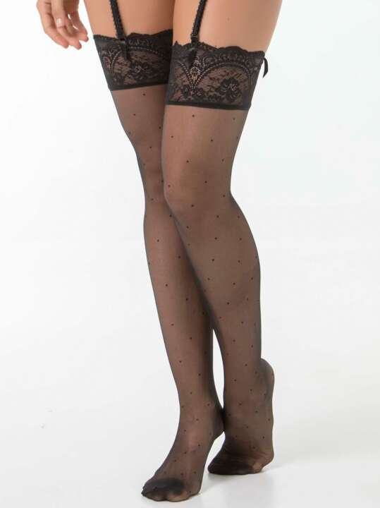 60589SE Stockings Lorena Selmark Black face
