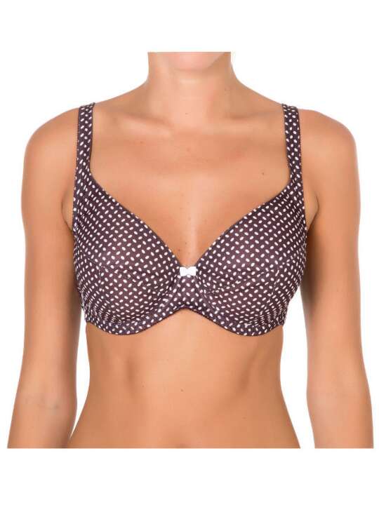 70822SE Soutien-gorge emboîtant préformé Azzure Selmark Chocolat face