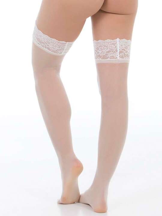 30689SE Selmark Ivory Clarisse Stockings Ivory face