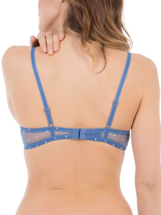 40617SE Soutien-gorge préformé 3D Ariana bleu Selmark Bleu face