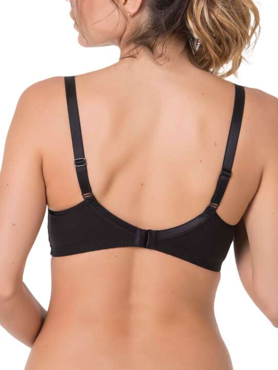 SC131SE Soutien-gorge maternité allaitement Care Selmark Noir face