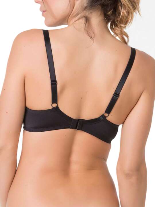 SC134SE Soutien-gorge maternité allaitement sans armatures Care Selmark Noir face