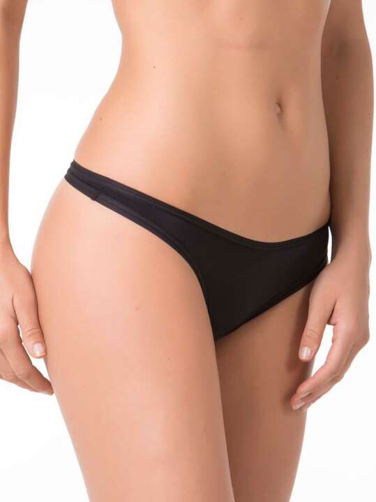 00201SE Selmark invisible thong Black face