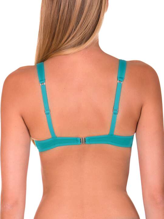 40393LI Underwired swimming costume top Gran Canaria Lisca green Green face