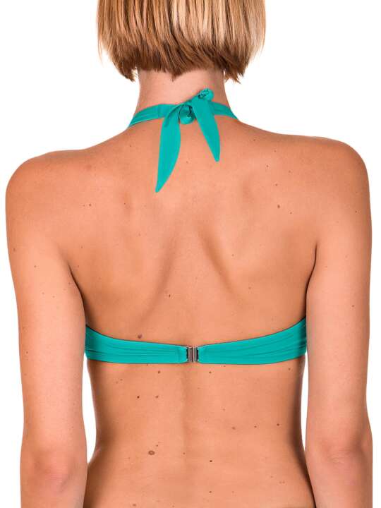 40397LI Underwired swimming costume top Gran Canaria Lisca green Green face