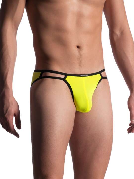 211073M Micro tanga bain M909 Manstore Beachclub jaune Jaune face