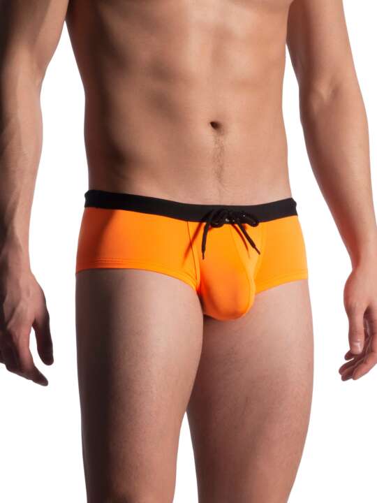 211075M M909 mini swim shorts Manstore Beachclub orange Orange face