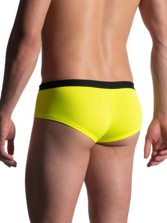 211075M M909 mini swim shorts Manstore Beachclub yellow Yellow face