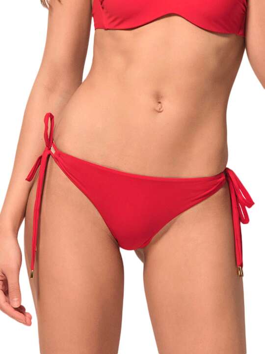 91929LU Brazilian swimwear stockings Blue Sense Luna Splendida red Red face
