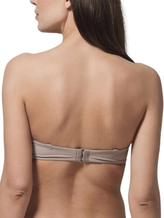 14032LU Soutien-gorge bandeau Honeymoon Luna Splendida vison Vison face