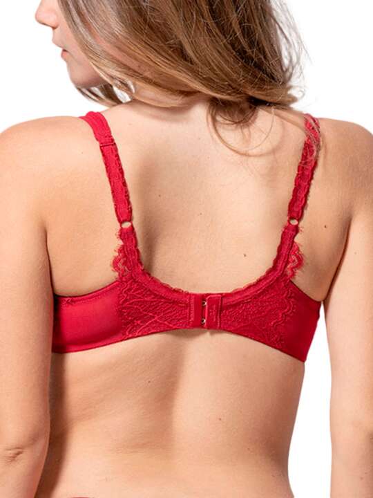 14092LU Soutien-gorge armaturé Orchidea Luna Splendida rouge Rouge face