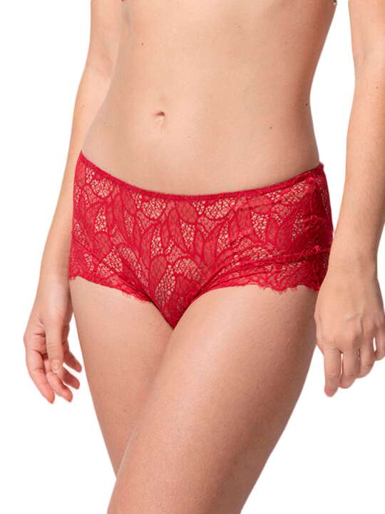 24092LU Shorty Orchidea Luna Splendida rouge Rouge face