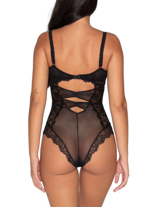 84090LU Body préformé Orchidea noir Luna Splendida Noir face