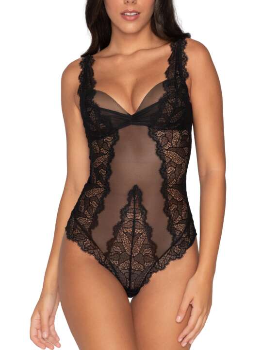 84090LU Body préformé Orchidea noir Luna Splendida Noir face