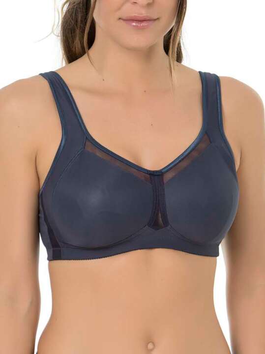 70710SE Soutien-gorge sans armatures Adriana Selmark bleu Bleu face