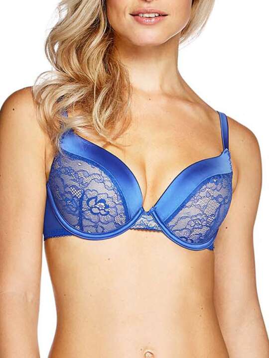 1667120 Soutien-gorge push-up Jasmine Sapph Bleu face