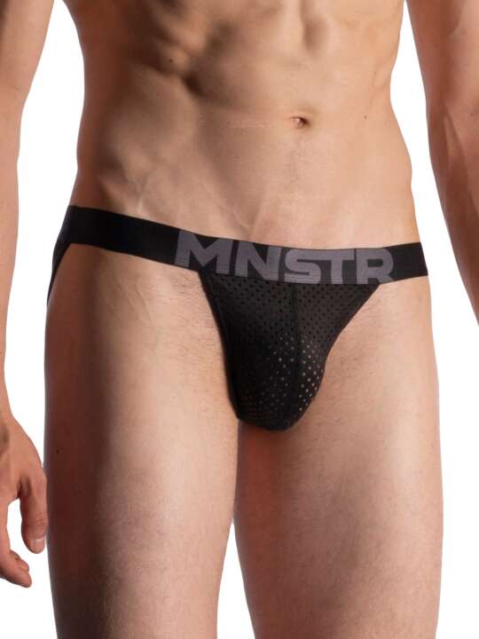 211231M Slip micro tanga M955 Manstore Noir face